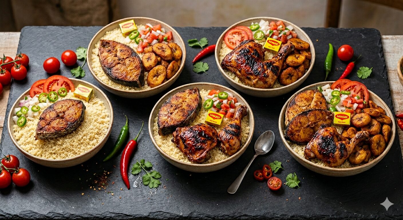 Thon et poulet grillés sur braises — Garba 57100 Thionville